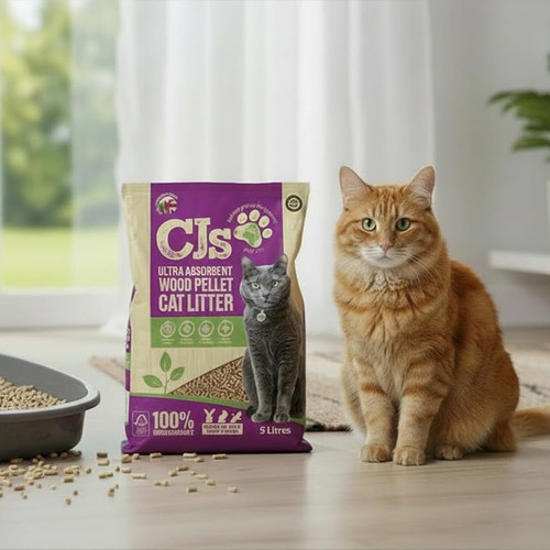 Cjs premium wood pellet cat - pellet,