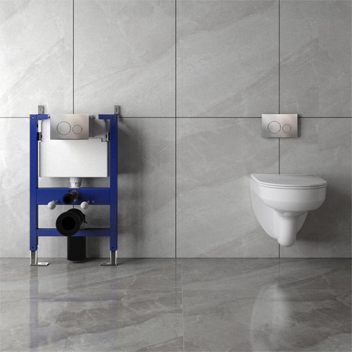 Rimless wall hung toilet - wall, uf