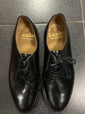Vintage Loake Polished Black Shoes: `771B` Size 6  UK 39
