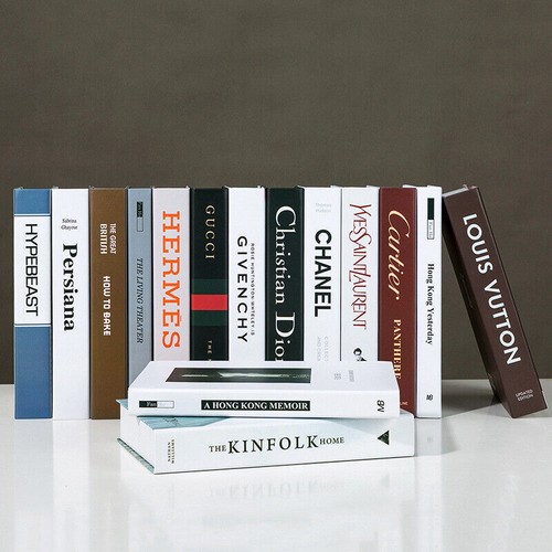 Fashion decorative books faux - fashion,