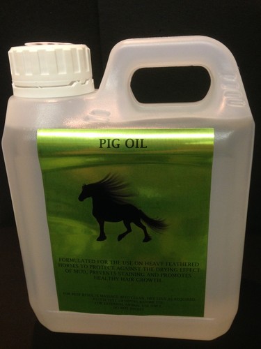Pig oil 1lt jerry - jerry, can