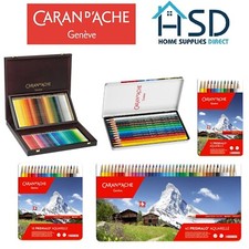 Caran d'Ache Prismalo Water Soluble Colour Pencils Sets Artist Soft Aquarelle