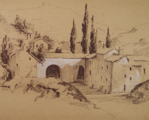 Original pastel italian - original, 'italian