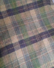 Barbour Tartan Wool Fabric, 6 by 1.5 metres, clothing, upholstery, needlework