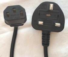 1.8 Metre ROGER BLACK REEBOK YORK TREADMILL MAINS POWER LEAD