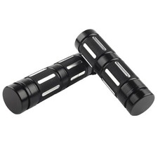 1" Black Handle Bar Hand grips Fit For Harley Touring Sportster XL883 XL1200 XR