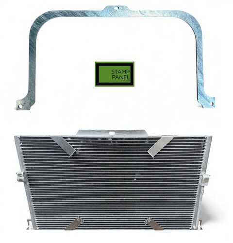 Air con condenser radiator - con,