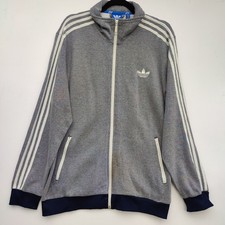 Adidas Originals Grey Beckenbauer Tracksuit Top Jacket | Men's XL