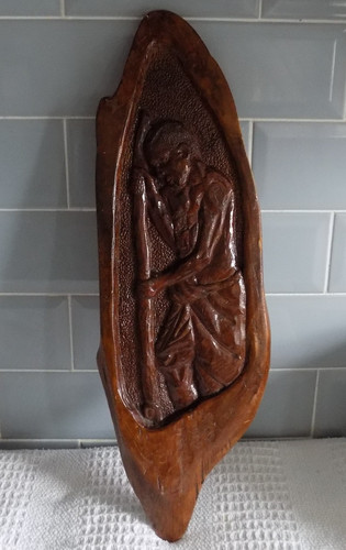 Vintage african hand carved - african,
