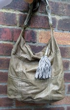 Khaki Green Real Leather