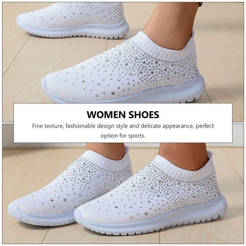 Pair women rhinestone shoes - pair,