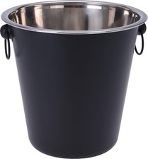 Black Ice Bucket with Handles Large Champagne Wine Beer Party Drinks Cooler