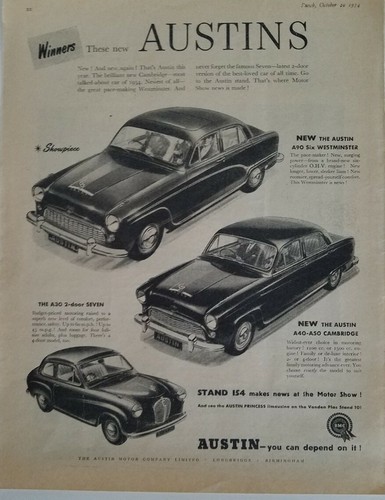1954 austin motor car a90 - car,
