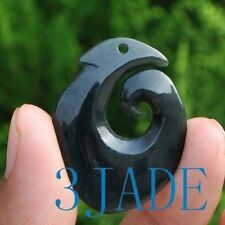 Natural Nephrite Jade Fish