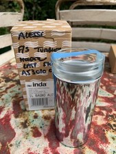 Rare NOS INDA IL BAGNO ALESSI Chrome Tumbler Holder With Glass Piece. A5310CR03.