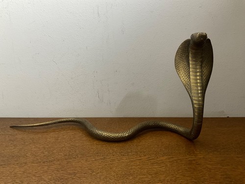 Vintage brass indian - cobra,