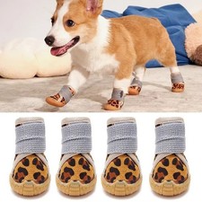 4Pcs Fleece-lined Small Dog