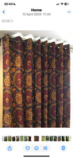 Sanderson Samarkand design upholstery fabric   Previously made up as curtains