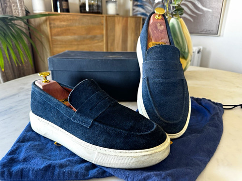 Berluti men blue suede - berluti,