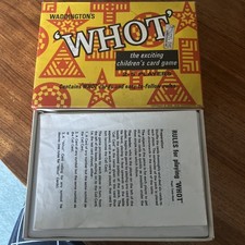 Vintage 1968 Whot Card Game- Waddington- Complete- Exciting Children's Card Game