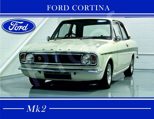 Ford cortina s541 sign - ford, 2