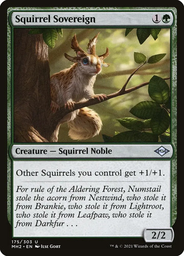 Mtg squirrel sovereign mh2 - mtg,