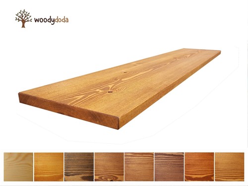 Redwood floating shelf - shelf, /