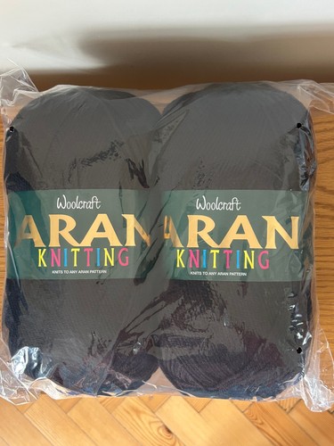 Woolcraft aran black shade - aran,