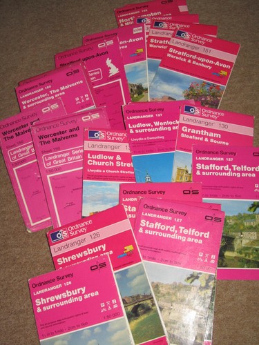 Ordnance survey landranger - os,