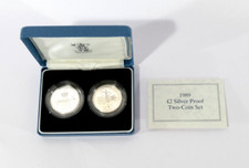 1989 Silver Proof £2 Coin Set