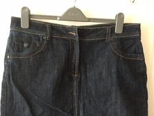 Ladies Summer Blue Jean Tesco’s Smart Skirt Size 16