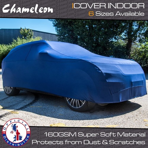Indoor car cover blue super - car,