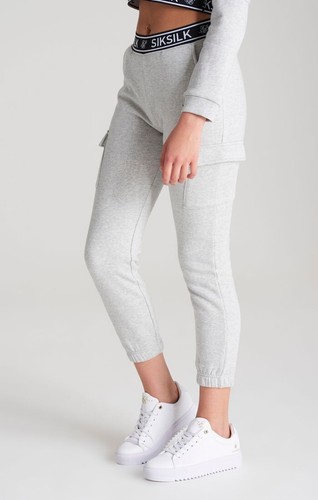 Siksilk girls grey marl - girls,