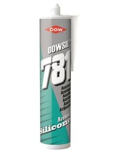Dow 781 Acetoxy Silicone Sealant Clear 310ml