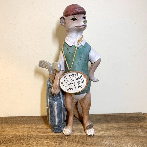 Novelty meerkat golf - meerkat, garden