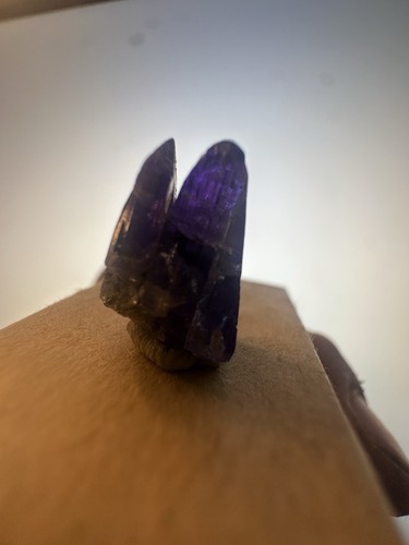 Beautiful dark blue tanzanite - blue,