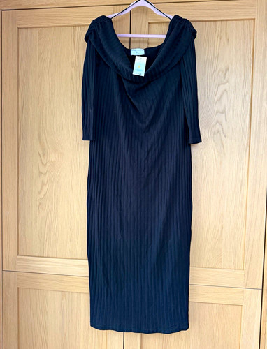 Primark black ribbed - n,