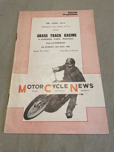 1960 motor cycle - motor, grass