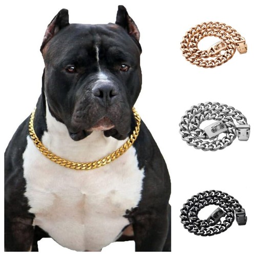 Large dog chain collar puppy - collar,