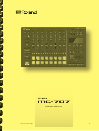 Roland 707 groovebox - roland, mc-707