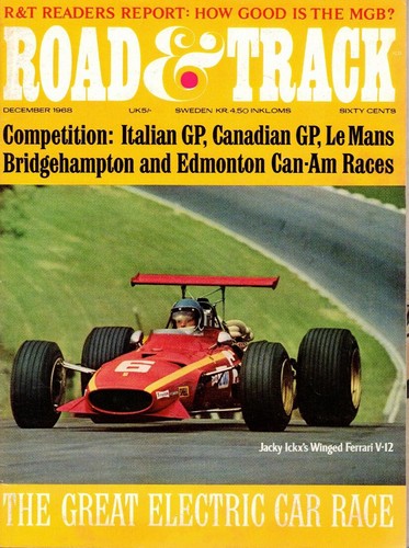 Road track dec 1968 - road, ~dec