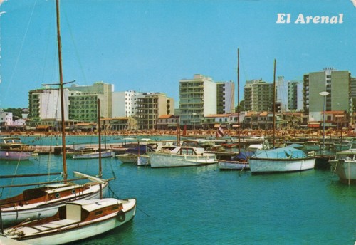 Postcard marina arenal - el,