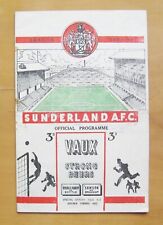 SUNDERLAND v ARSENAL 1954/1955 *Good Condition Football Programme*