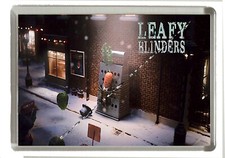  Christmas Fridge Magnet  - Kevin The Carrot - Leafy Blinders  - Jumbo 90 x 60mm