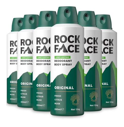 Rock face men body - men's, spray