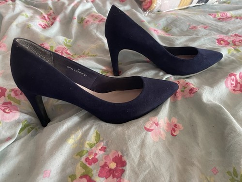 Heels navy size 7 - -,