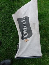 Toro Lawn Mower Grass Bag 12 Inch In Good Shape   Not Needed