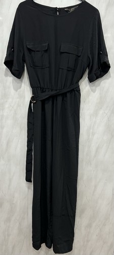 Lipsy black jumpsuit size - black,