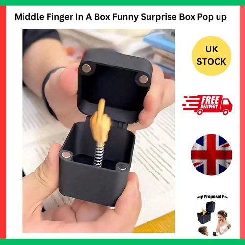 Middle finger box - finger, in