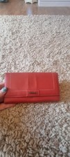 Visconti Red Leather Purse